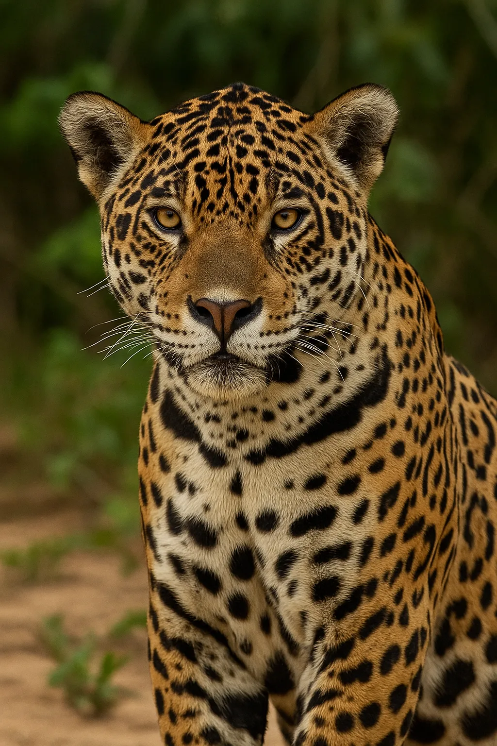 Onça-pintada no Pantanal mato-grossense